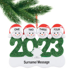 2023 Ornament - 4 Figures