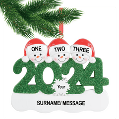 2024 Ornament - 3 Figures