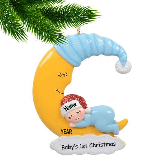 Boy on the Moon - Baby's 1st Christmas