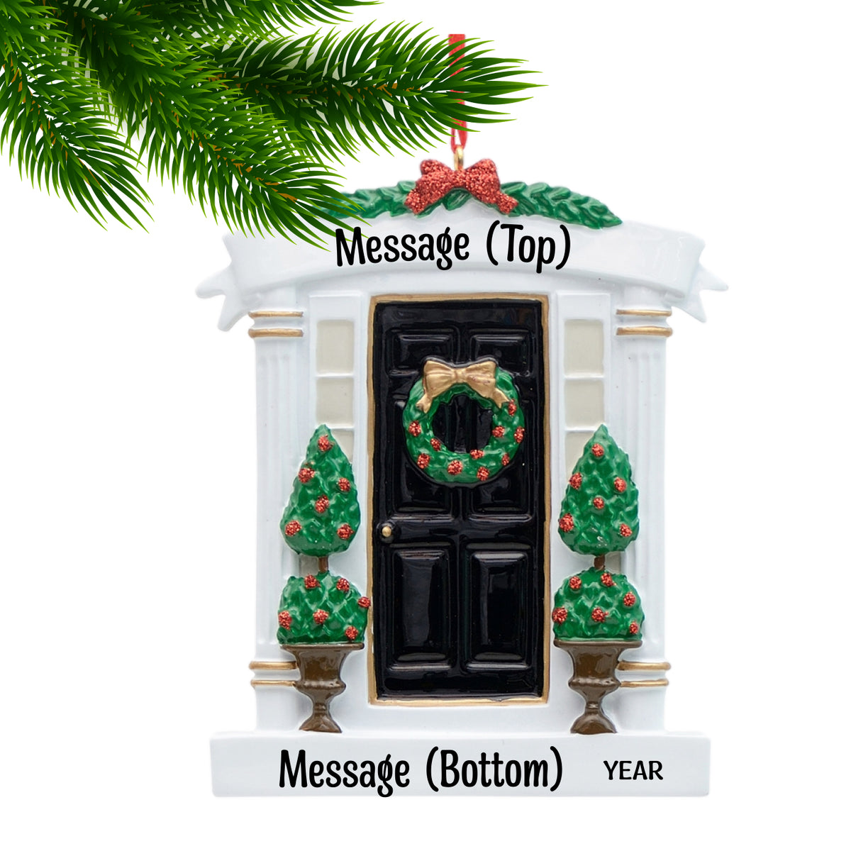 Black Door Ornament