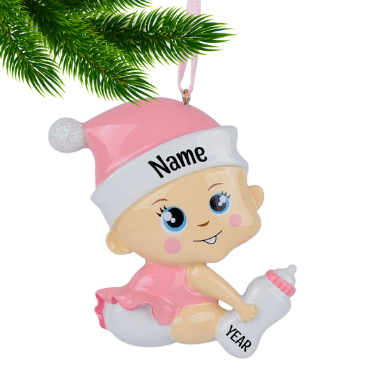 Baby Girl Ornament