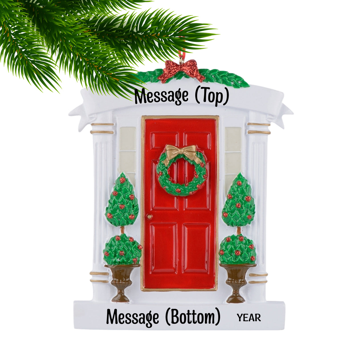 Red Door Ornament