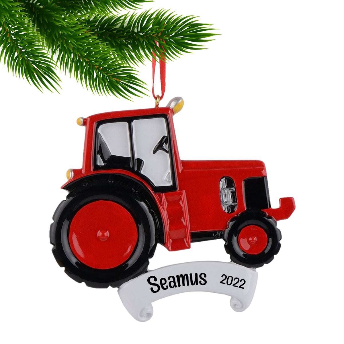 Red Tractor Ornament