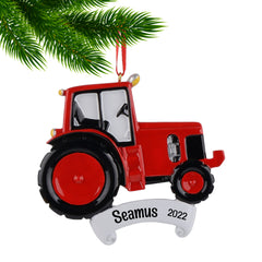 Red Tractor Ornament